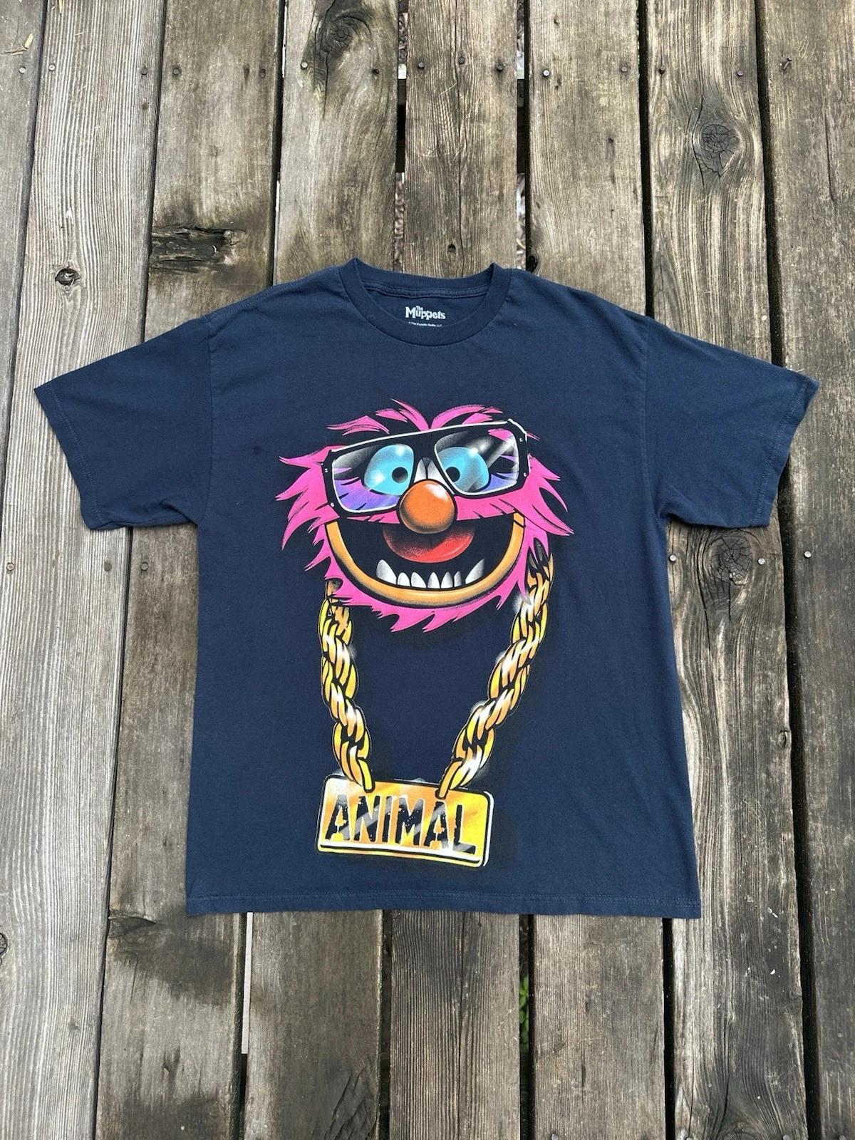

The Muppets Animal T-shirt Men’s Large Black XL