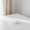 2Pcs White Glass Ball Lampshade G9 Metal Thread Replacement Glass Shade Round Globe Light Fixture Cover for Bedroom Dining Room
