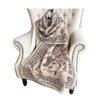 Autumn & Winter Shawl: Office Nap Blanket, Imitation Cashmere Print Tassel Scarf