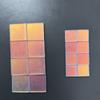 50Pcs Square Holographic Acrylic Rainbow Iridescent Acrylic Radiant Acrylic Sheets  Home Decoration