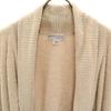 BAREFOOT DREAMS Long Sleeve Shawl Collar Cardigan S Beige Fluffy Roomwear Women Used