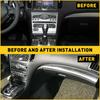 1Set Black Carbon Fiber Style Car Interior Decor Kits Trim Sticker For Infiniti G25 G37 2010-2016 Interior DIY Trim Decals