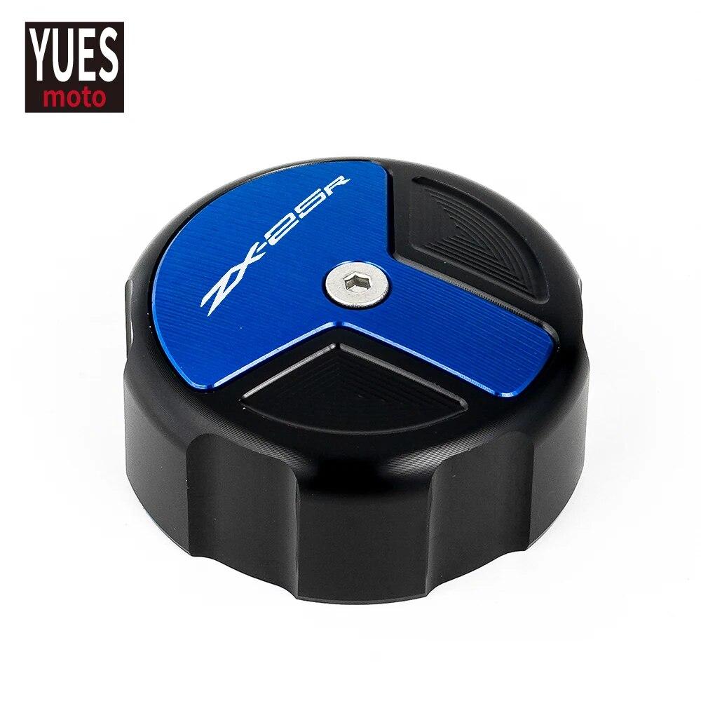 

Аксессуары для мотоциклов CNC передний и задний тормозной цилиндр главный резервуар крышка для Kawasaki ZX25R ZX 25R Rear Blue