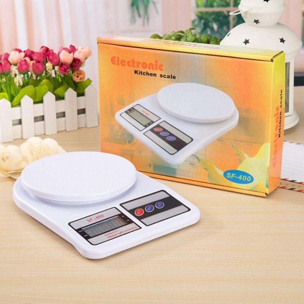 Portable 10kgx1g Kitchen Scale Precision Digital Display Electronic Food Scale Durable High Quality Postal Scale Kitchen Cooking