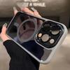 Luxury Magnetic Metal Bumper Protection Case Shelluxe for IPhone 16 15 14 Plus 13 12 Pro Max Cases Translucent Hard Phone Cover