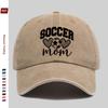 pc pcs Soccer Mom Baseball Cap with Football Print  Heart Design  Adjustable Trucker Hat Suitable for Women  Men Lightweig