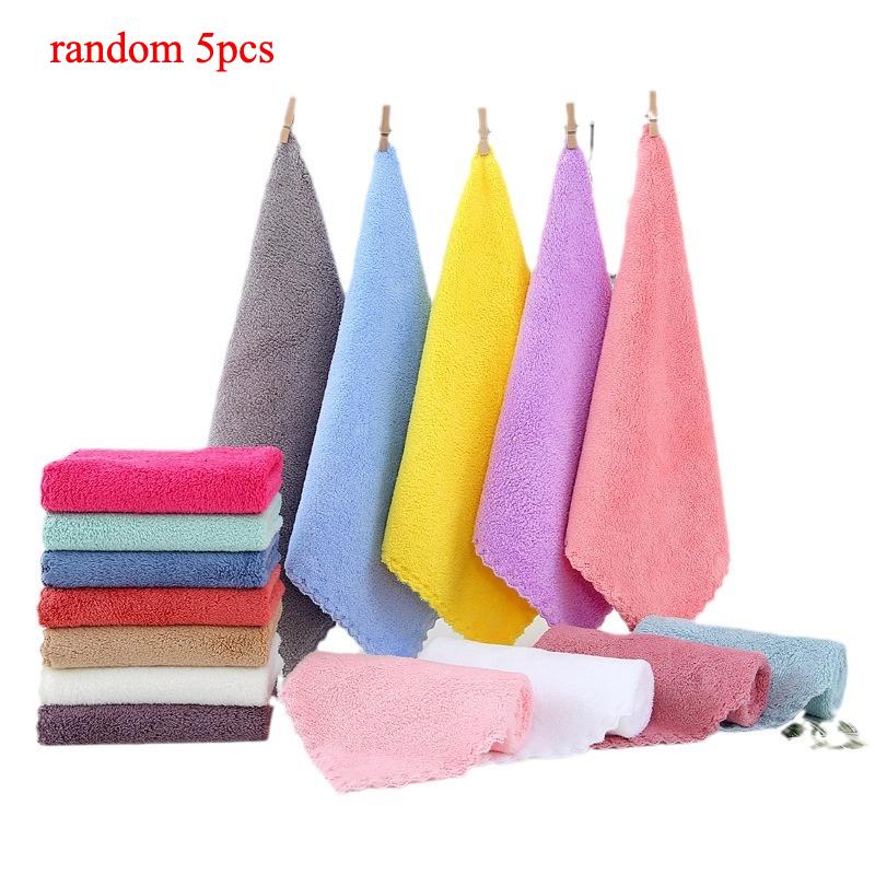 

5/10/20 шт. Плотные кухонные полотенца для уборки, тряпки для посуды, разные цвета, бамбуковое волокно, хорошо впитывают влагу, не оставляют ворса, не прилипают к маслу