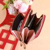 Women’s Small Crossbody Phone Bag, PU Leather Mini Shoulder Wallet with Zipper, Multi-Compartment Cell Phone Purse