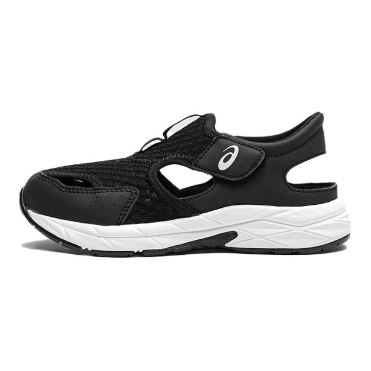 

Asics RUNNING KIDS CONTEND Series Cushioning Wear-Resistant Children s Sandals Black White Kids 35
