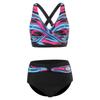 Women Sexy Bikini Set Two Pieces Swimsuit Fashion Push Up Floral Printed Split Swimsuit Bikini Suit Female Beach Halter Swimwear