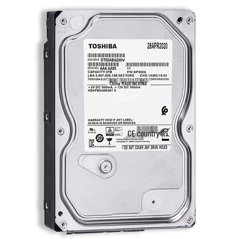 

Toshiba 3.5-inch SATA Surveillance Hard Drive