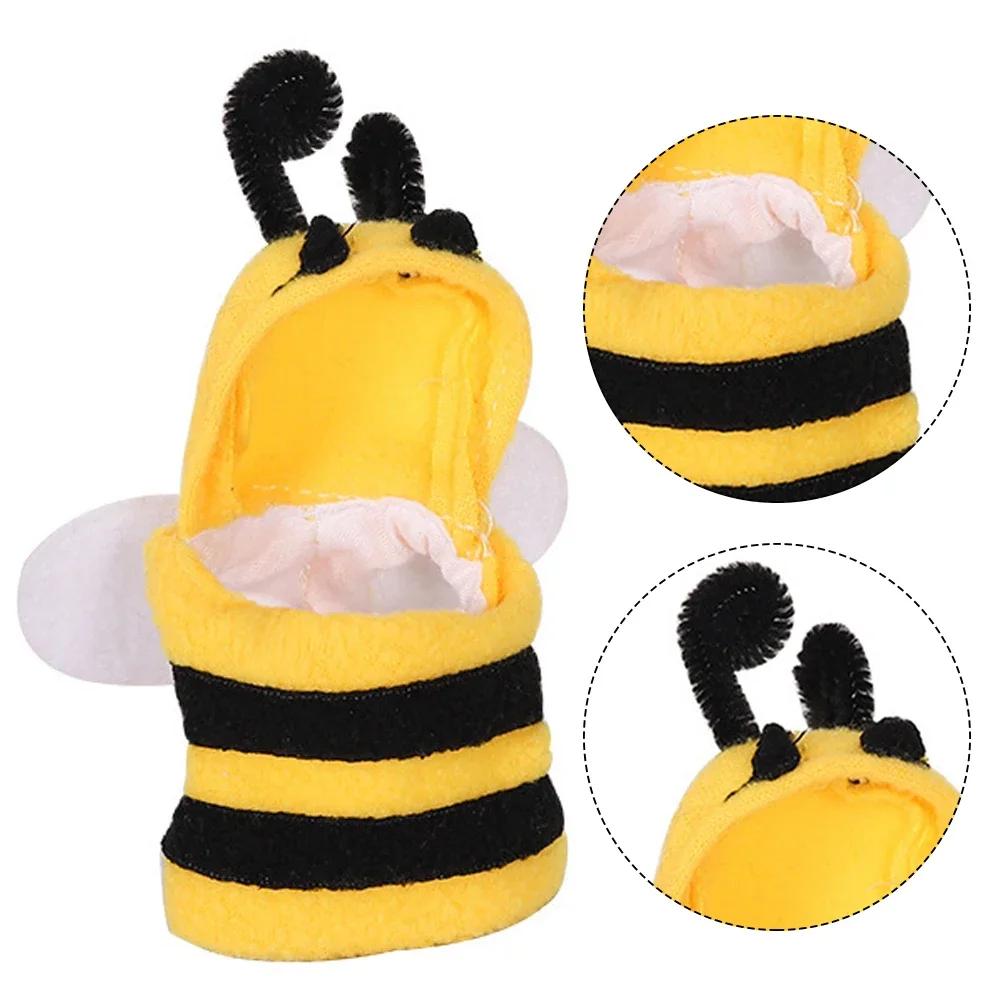 Lustige Haustier Vogel Kleidung Papageien Flugsack Vögel Cosplay Bienen Kostüm für Haustier Vogel Winterkleidung Kostüme Haustier Papagei Hoodie Anzug