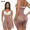 Hexin Gaine Bbl Post-Chirurgie Oase de Oțel Control Talie și Abdomen Lenjerie Compresivă cu Fermoar în Zona Intimă Shapewear pentru Femei