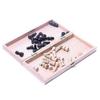 Folding Wooden International Chess Set Pieces Set Board Game Funny Game Chessmen Collection Portable Board Game