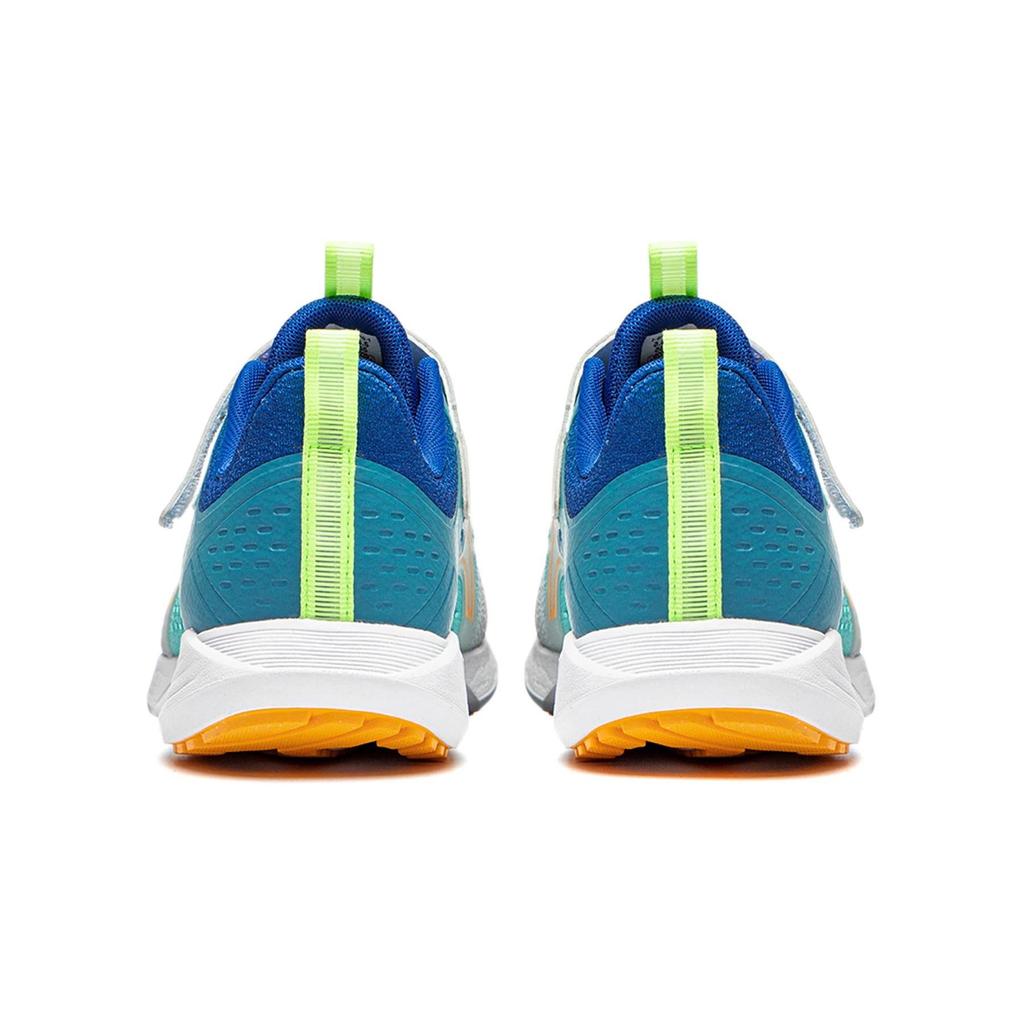 Li Ning Kids Versatile Non-Slip Shock Absorbing Low-Top Running Shoes Kids running shoes White Green YKFU070-1