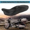 Integrated Luxury Leather Motorcycle Seat Cushion for Harley Glide (1996-2020)