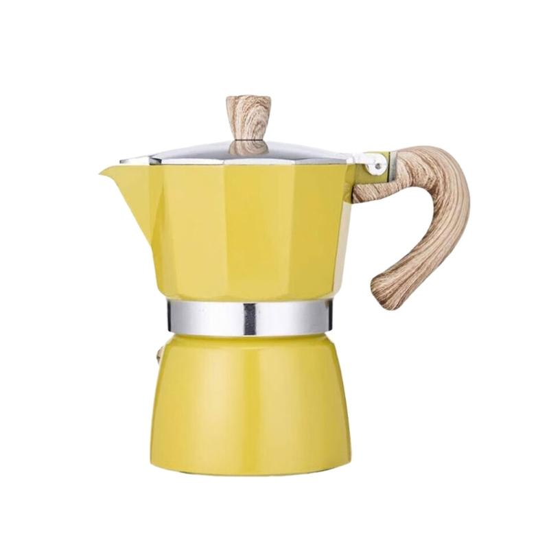 

Кавник для кави Еспресо-кавник для плити 3/6 чашок Побутовий Маленький Кавник для еспресо Портативна Еспресо-кавоварка Кавовий інструмент