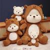 25 cm/35 cm urs drăguț transformat în capibara jucării de pluș păpuși încântătoare, moi, umplute, animale din desene animate, pentru ziua de naștere, cadou de Crăciun