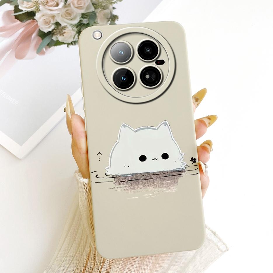 For Infinix Zero 40 4G Case X6860 Cute Cat Duck Cartoon Cover Soft TPU Matte Phone Case For Infinix Zero 40 5G X6861 Zero40 Bags