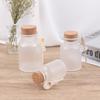 Plastic Empty Bath Salt Bottle Cream Cosmetic Jar Cork Jar Container Cork Spoons