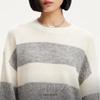 VEROMODA 2025 Spring Round Neck Color Block Stripe Knitted Sweater