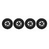 4 Pcs RC Car Tire Fit for HSP 94186 16208 16209 16210 1 14 1 16 Trucks 80mm Rubber Plastic RC Crawler Wheel