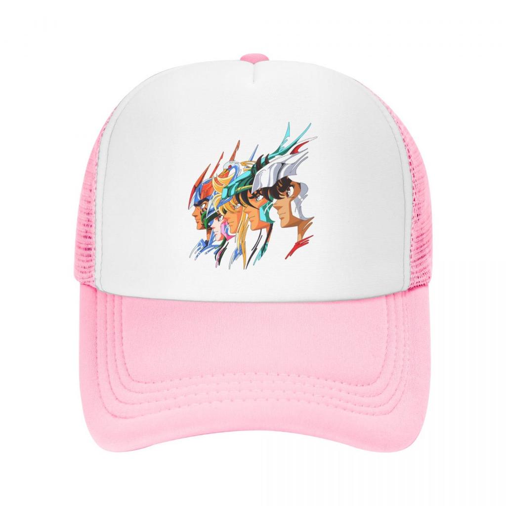 Individuelle Saint Seiya Knights Of The Zodiac Baseballkappe Atmungsaktive Trucker-Kappe Sport Snapback Trucker-Kappe
