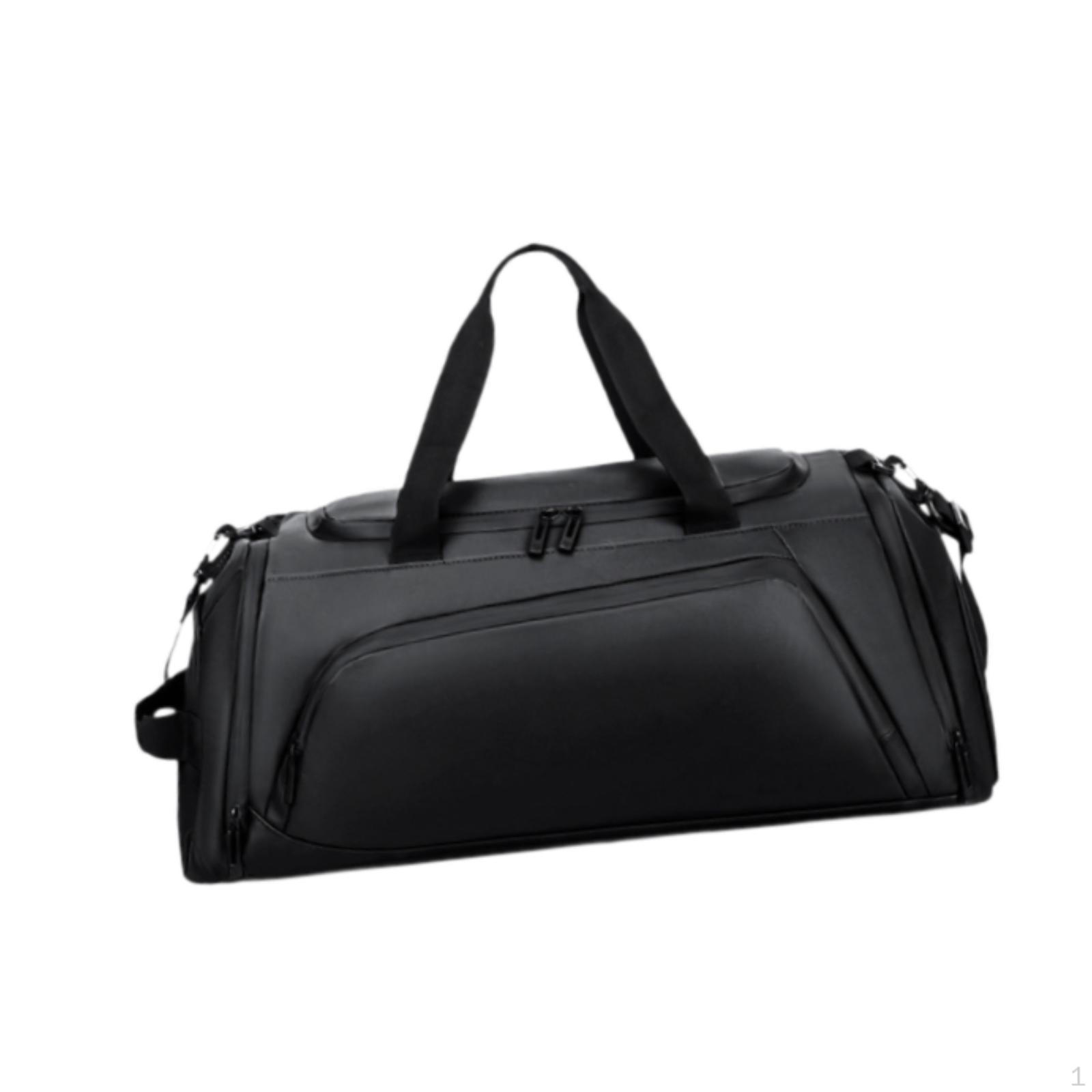 

Спортивная дорожная сумка с отдельным карманом для обуви Black