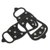 1 Pair 8Tooth Outdoor Snow Walking Nail Crampons AntiSlips Ice Shoes Spikes Covers(L )