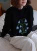 This Issue's Highlight: Merino Wool & Raccoon Down Lily Jacquard Two-Tone Sweater