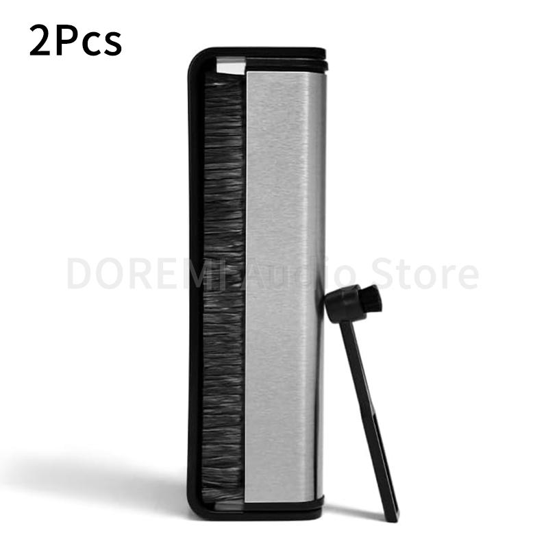 

Vinyl Record Cleaning Brush Anti-Static Carbon Fiber Record Brush+ Stylus Brush LP Vinyl Turntable Phonograph Player Accessories