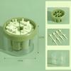 Eco-Friendly Plastic Ice Pop Mold 8-Cavity Popsicle Maker Green 11x13cm Kids DIY Ice Lolly Mold