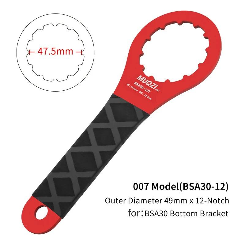 MUQZI Bottom Bracket Wrench M442 Aluminum Alloy for MTB Bicycle Repair Compatible SRAM DUB/BSA30/T47 Shimano