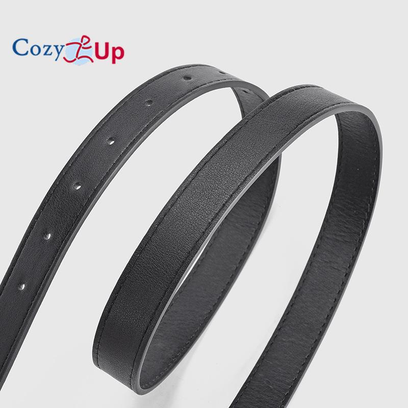 Belt Fashion Retro Silver Buckle Decorative Jeans Simple and Versatile Ladies Belt