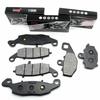 For KAWASAKI ZR750 Z750 2004 2005 2006 Z750S ZR750L 2007 2008 2009 2010 ZR Z 750 Motorcycle Front Rear Brake Disc Pads Kits