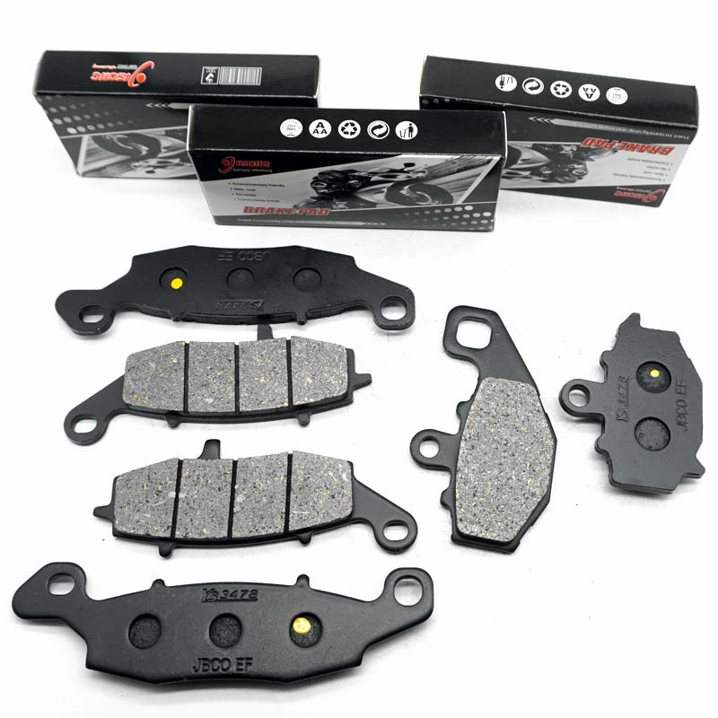 For KAWASAKI ZR750 Z750 2004 2005 2006 Z750S ZR750L 2007 2008 2009 2010 ZR Z 750 Motorcycle Front Rear Brake Disc Pads Kits