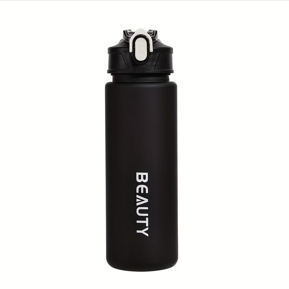 600ml Large Capacity Frosted Plastic Water Bottle Portable with Measurement Marks Suitable for Frosted Sports Bottle