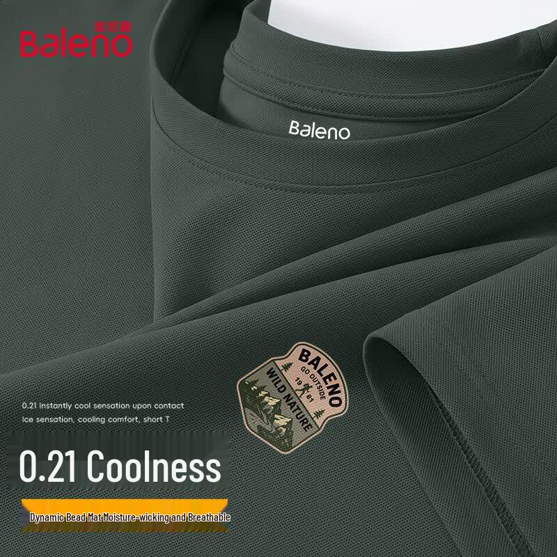 Baleno Men's Ice-Feel Pique Quick-Dry T-Shirt