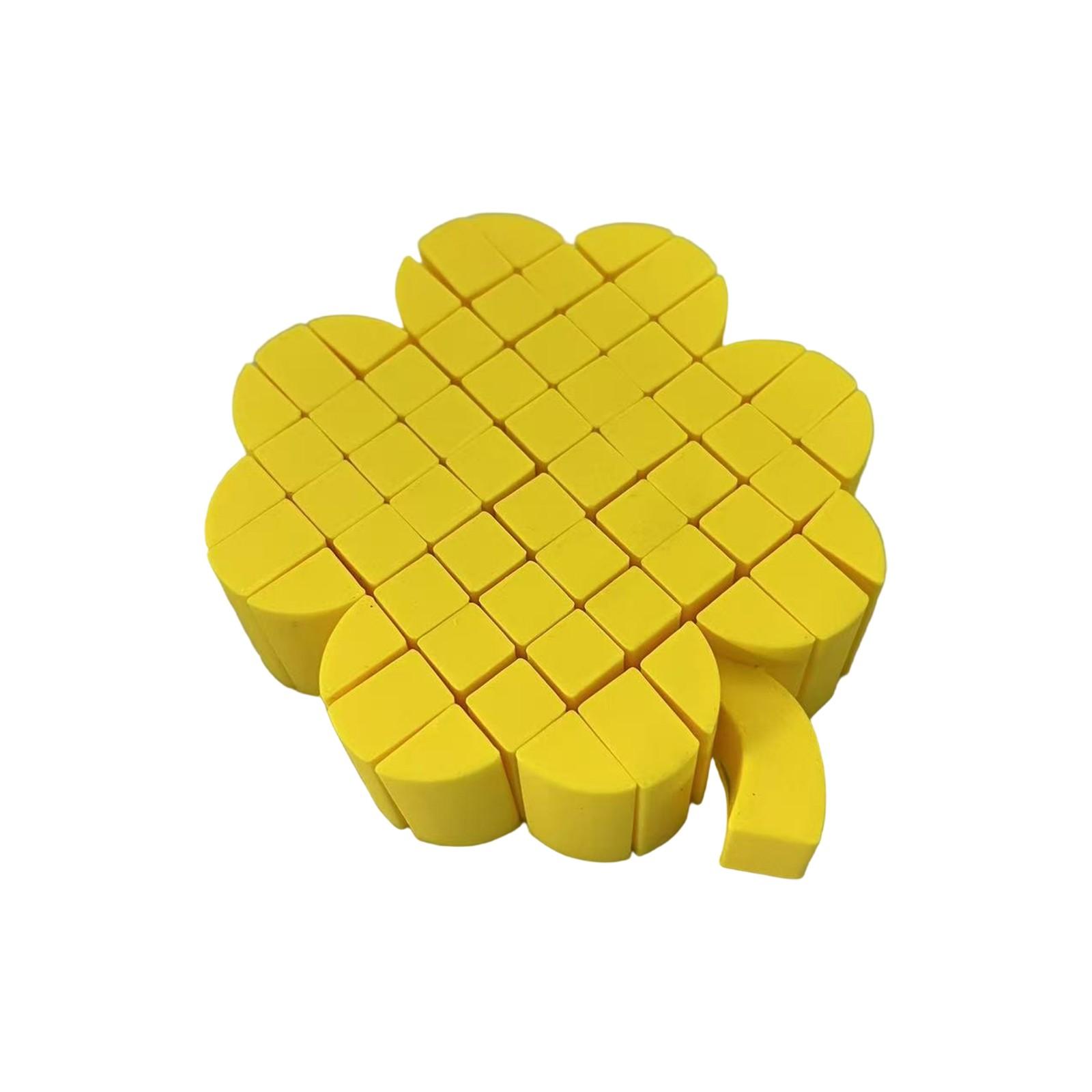 

Four Leaf Shape Decompression Toy,3D Printing Widget жовтий