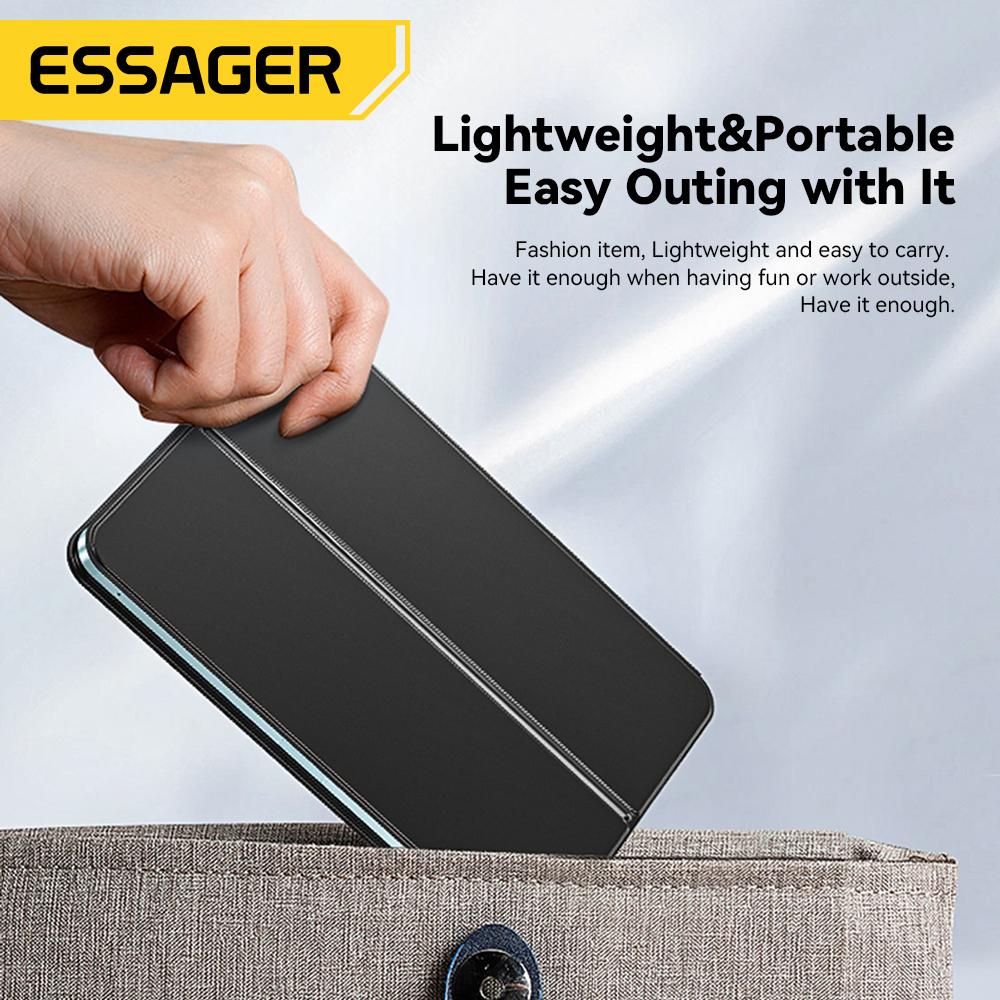 Essager Mini klawiatura Bluetooth 8,3-calowa przenośna skórzana obudowa Bezprzewodowe klawiatury do ładowania tabletu do iPada Mini 6. generacji