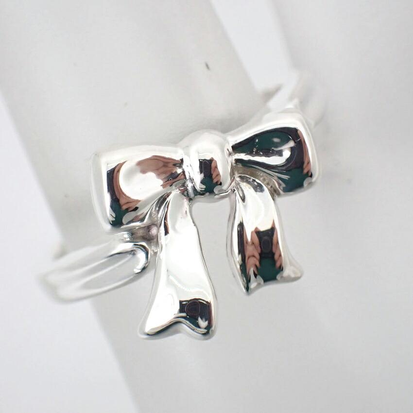 [Pre-owned] TIFFANY / Tiffany / 925 / Ribbon / Ring / Size 10 / J89-7