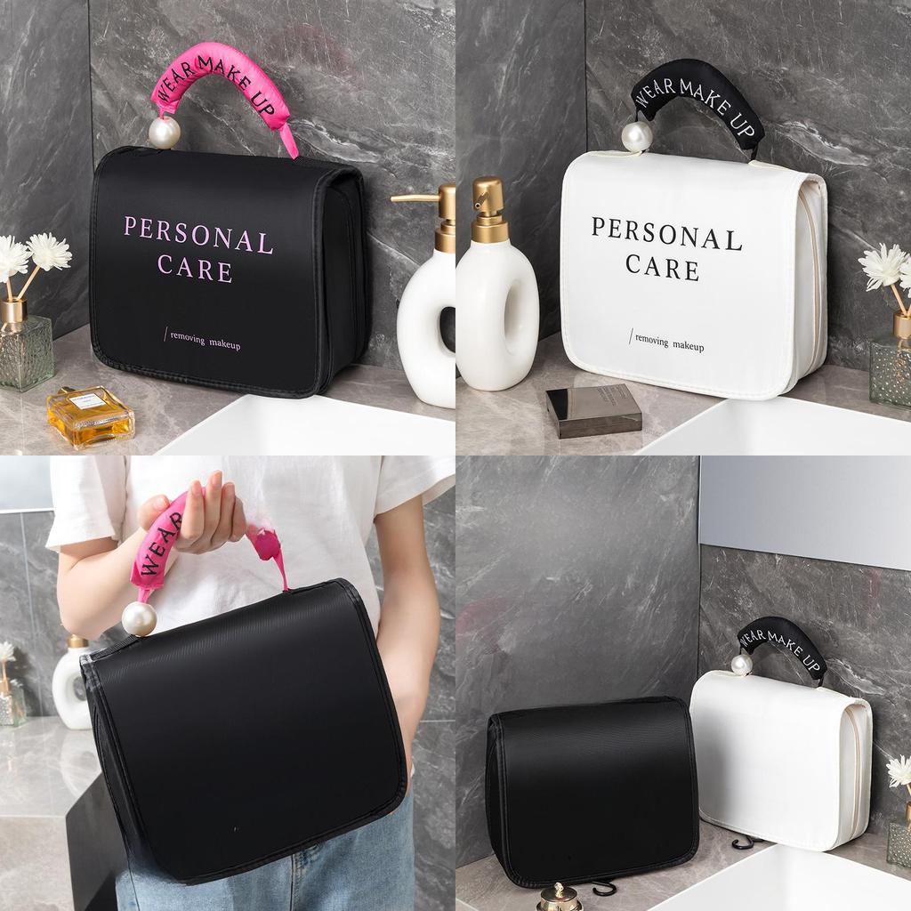 Travel Toiletry Bag Organizer With Waterproof Oxford Fabric For Men And Women