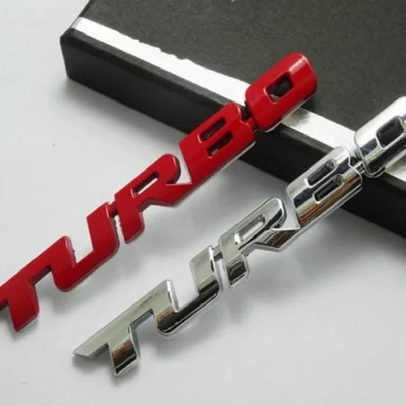 

New Turbo Universal Car Motorcycle 3D Metal Emblem Badge Decal Sticker