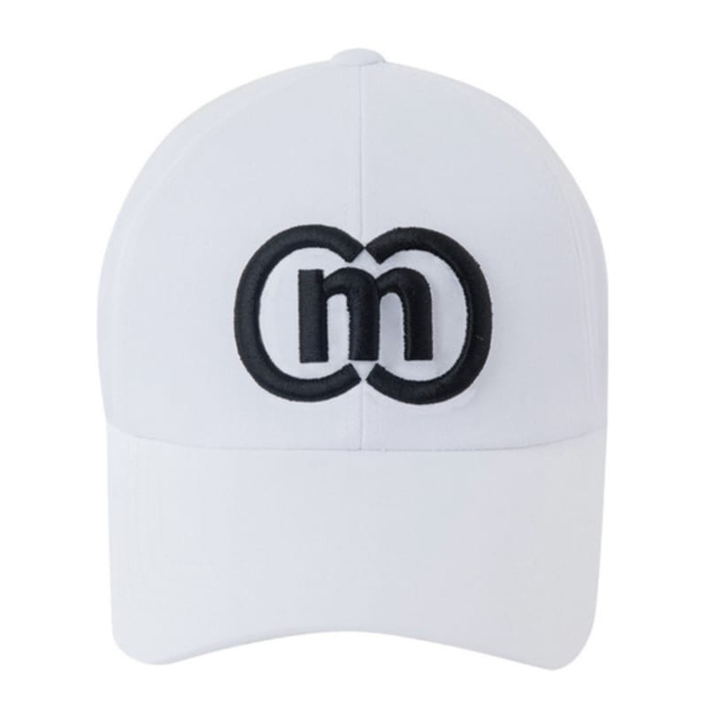 

DOYOUKNOWMC ALL SEASON Golf Ribbon Decoration Big Logo White Black Ball Cap white
