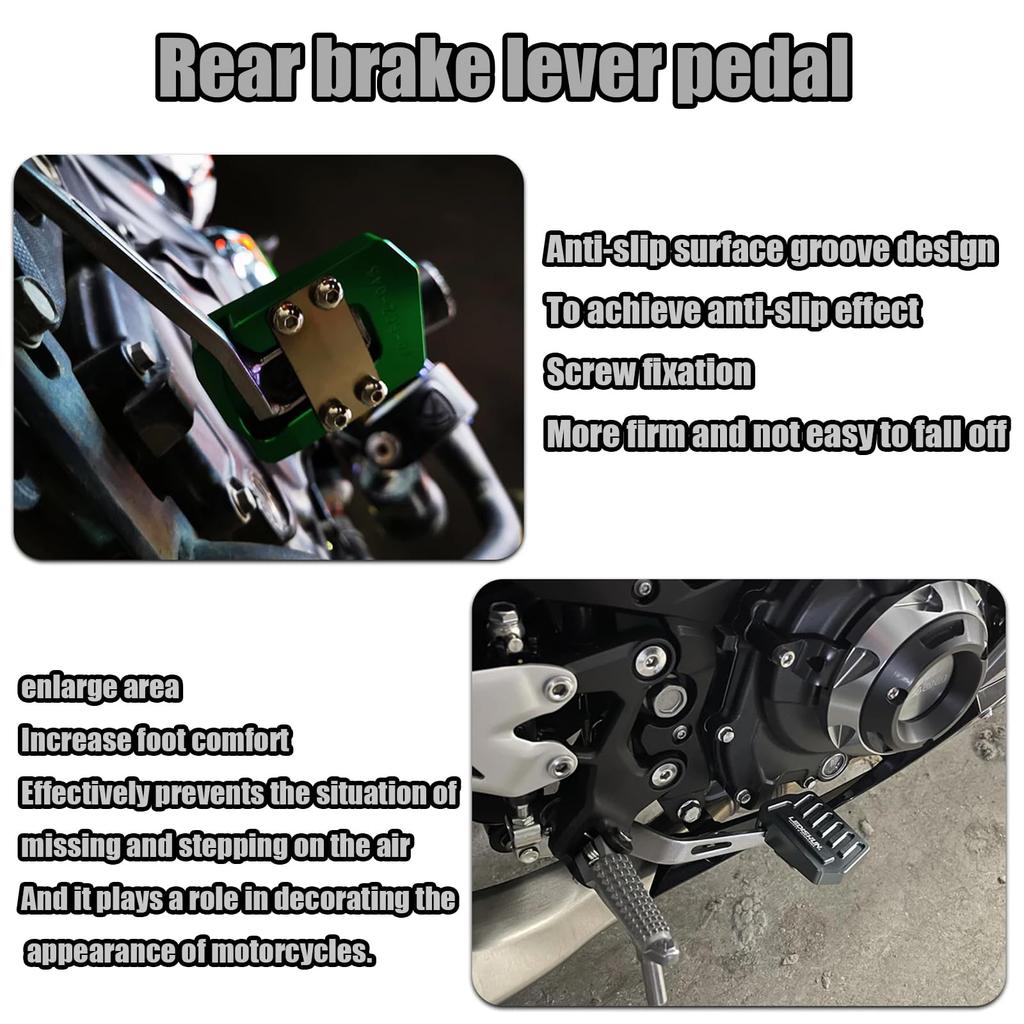 FOR Eliminator 500 450 2024 Motorcycle Anti-Slip Brake Pedal Modification Wide Extended Brake Pedal