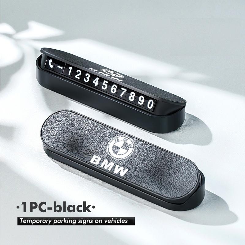 Car Temporary Parking Card Phone Number Holder Telephone Sign For BMW M Sport M2 M3 M4 M5 M6 E46 E90 E60 F10 F20 E87 X3 X6