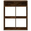 Bookshelf Smoked Oak 66 x 31 x 80 cm Engineered Wood
