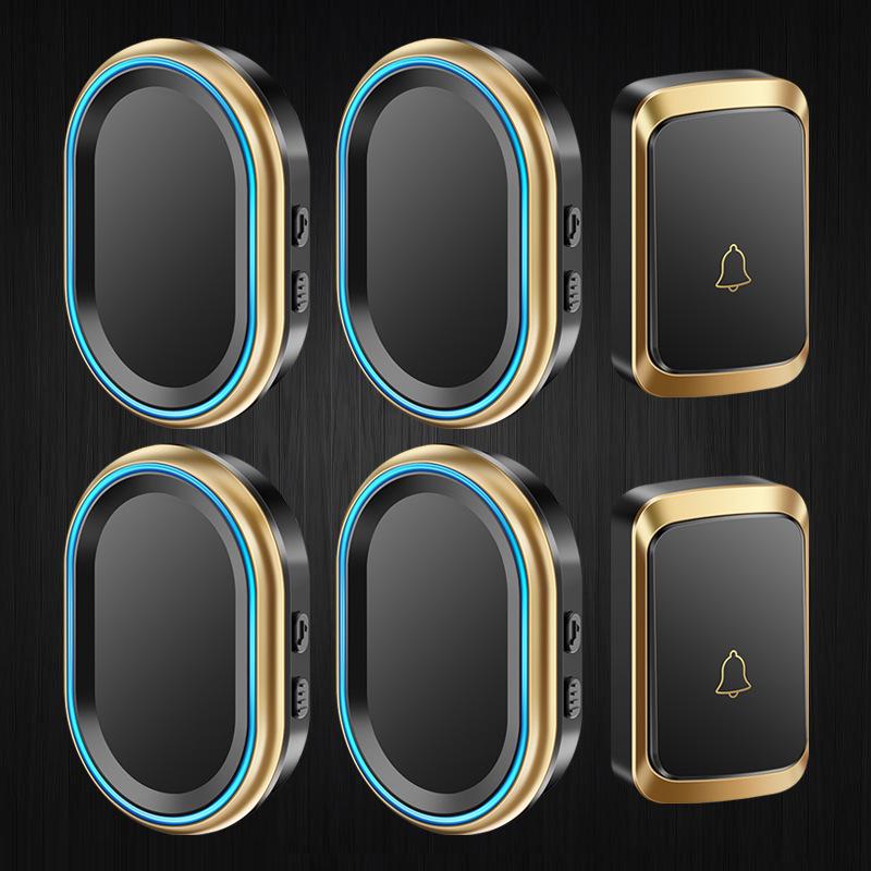 Smart Waterproof Wireless Doorbell with Ultra-Long Range and Ding-Dong Caller, Ideal for Home and Elderly Use