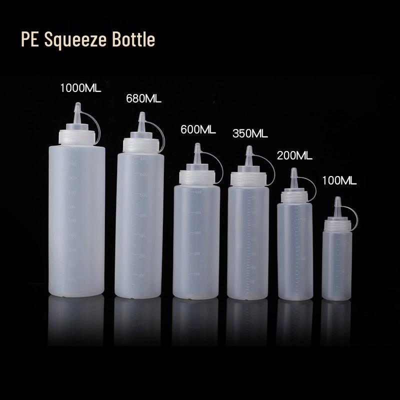 Plastic Squeeze Condiment Bottles (10-Pack)