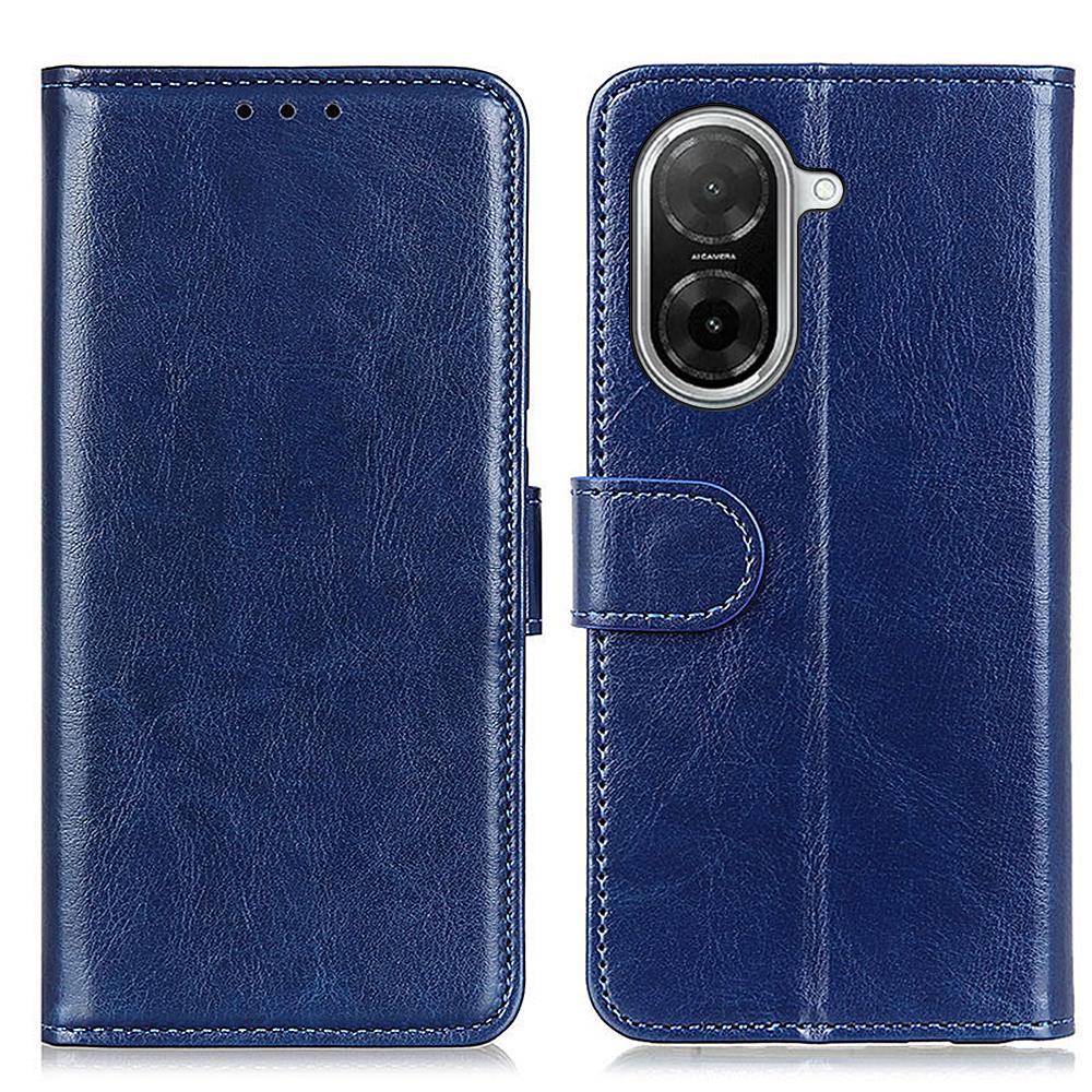 Pro Xiaomi Redmi A5 NFC (EU) (173.45mm) Pouzdro Textura Crazy Horse PU Kůže Stojánek na Telefon Kryt
